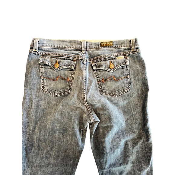 David Kahn Jeans Womens Lauren Boot Cut Blue Size 8 Made in USA - Picture 6 of 11